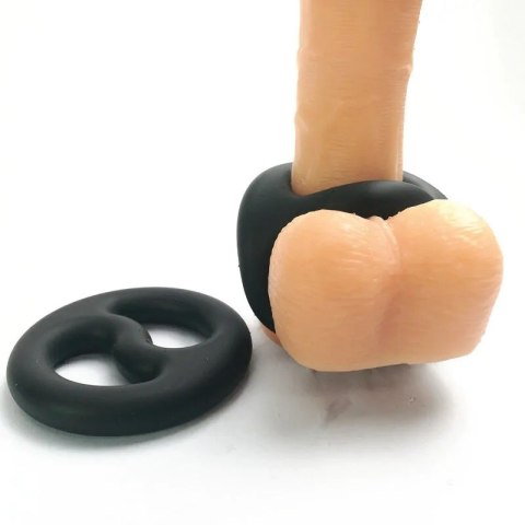 Pierścień erekcyjny Yin-Yang Cock And Ball Duo Ring Brutus