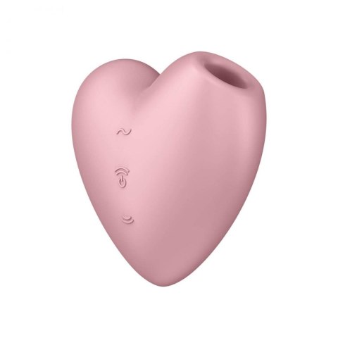 Stymulator łechtaczki Cutie Heart Light Red Satisfyer