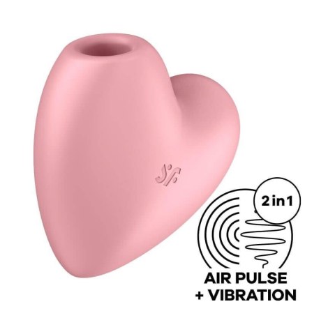 Stymulator łechtaczki Cutie Heart Light Red Satisfyer