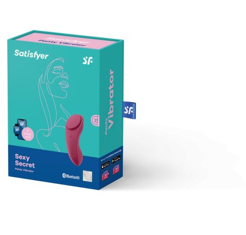 Wibrator do łechtaczki Sexy Secret Panty Vibrator Red Satisfayer