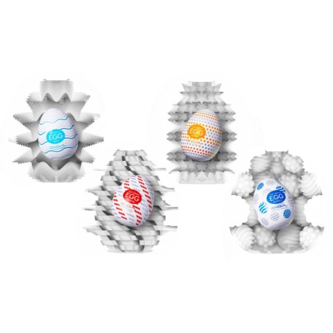 Zestaw 6 masturbatorów Egg Variety Pack Standard Tenga