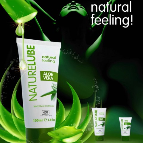 Lubrykant wodny Nature Lube waterbased Aloe Vera 100ml Hot