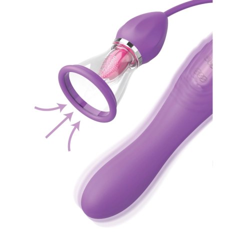 Multifunkcyjny wibrator Her Ultimate Pleasure Max - Purple Fantasy For Her