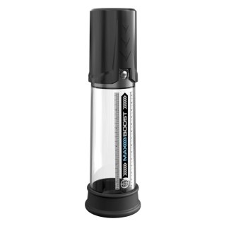 Pompka do penisa Max Boost - Black/Clear Pump Worx