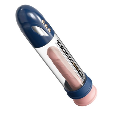 Pompka do penisa Max Boost Pro Flow - Blue/Clear Pump Worx