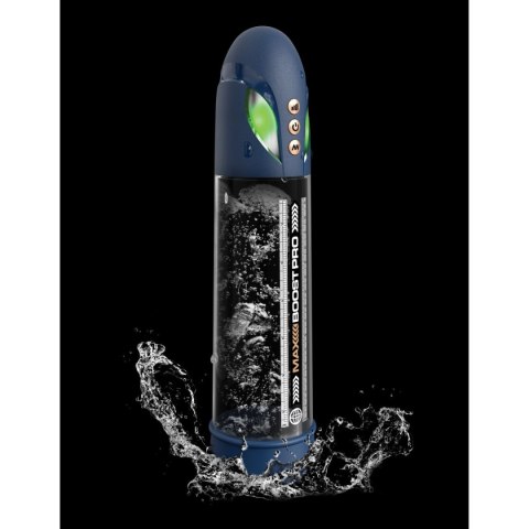 Pompka do penisa Max Boost Pro Flow - Blue/Clear Pump Worx
