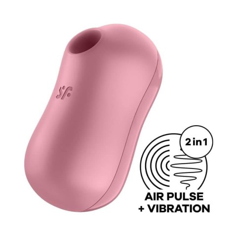 Stymulator łechtaczki Cotton Candy Light Red Satisfyer