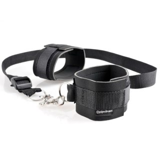Zestaw do krępowania Cuff & Tether Set - Black Fetish Fantasy Series