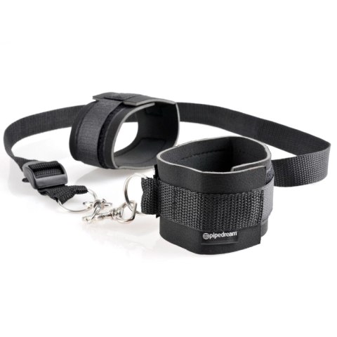 Zestaw do krępowania Cuff & Tether Set - Black Fetish Fantasy Series