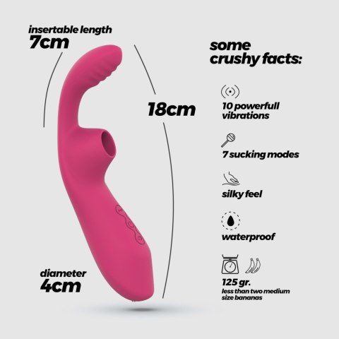 Wibrator wielofunkcyjny G-Spot Cyrano + ssanie Crushious