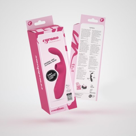 Wibrator wielofunkcyjny G-Spot Cyrano + ssanie Crushious