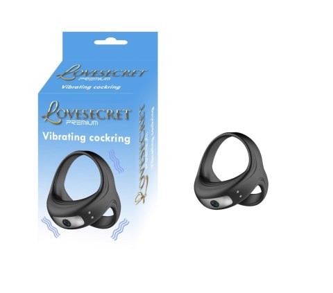 Pierścień erekcyjny 3w1 z wibracjami Lovesecret