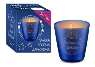 GOOD TIME -Świeca sojowa 120ml - Królowa się relaksuje