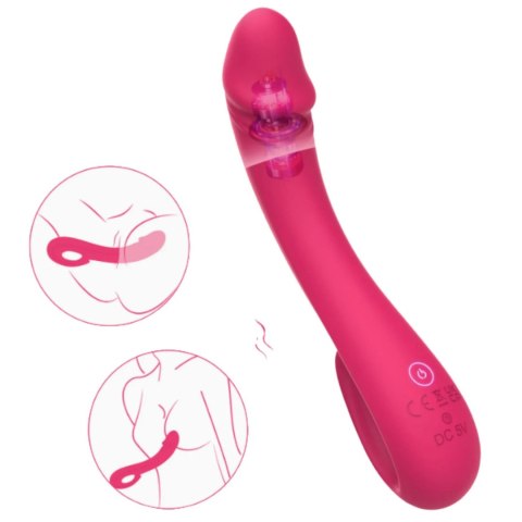 Wibrator G-Spot Vibey z pętlą różowy Power Escorts