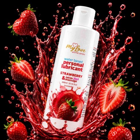 MyLove Aroma Series Intim&Massage 2in1 Strawberry 300ml