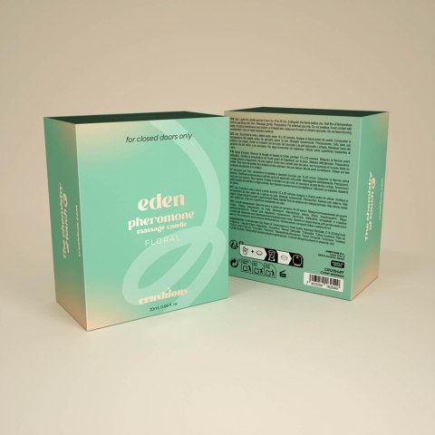 CRUSHIOUS EDEN MASSAGE CANDLE WITH PHEROMONES AND FLORAL AROMA 20ML