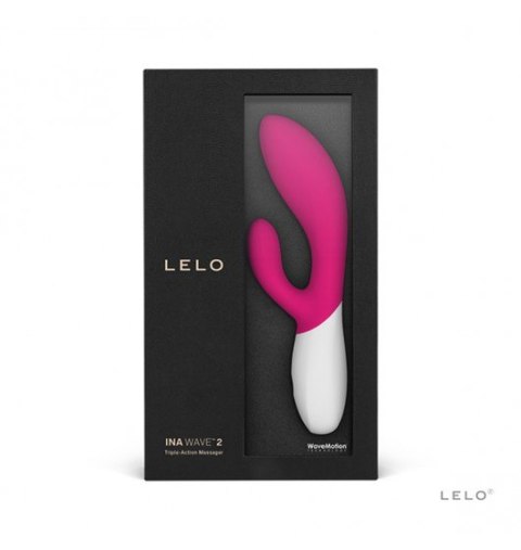 LELO Wibrator Króliczek Ina Wave 2 Cerise