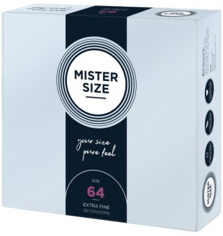 Mister.Size 64 mm Condoms 36 Pieces