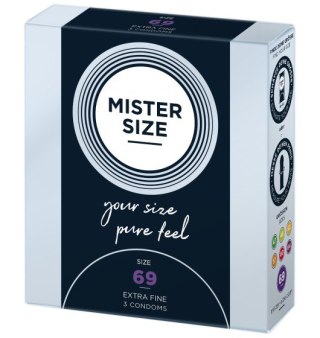 Mister.Size 69 mm Condoms 3 Pieces