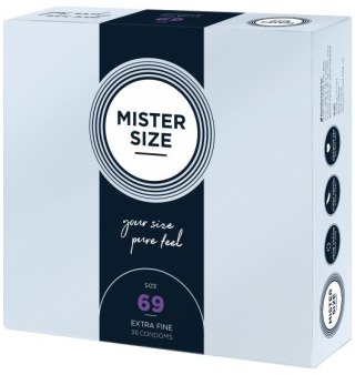 Mister.Size 69 mm Condoms 36 Pieces