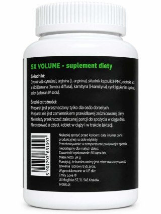 Supl.diety-SX Volume- 60tab.