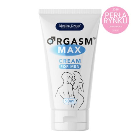 Żel/sprej - Orgasm Max cream for men 50 ml