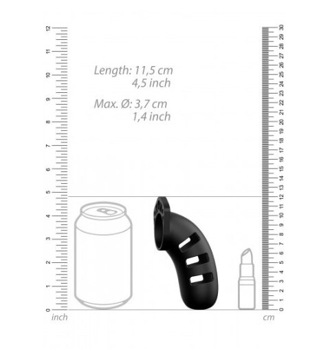 Model 21 - Chastity - 4.5" - Black