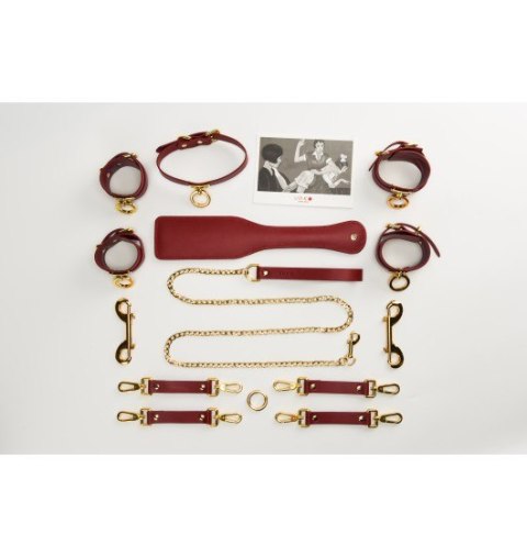 Upko Leather Kinky Tools Set Red