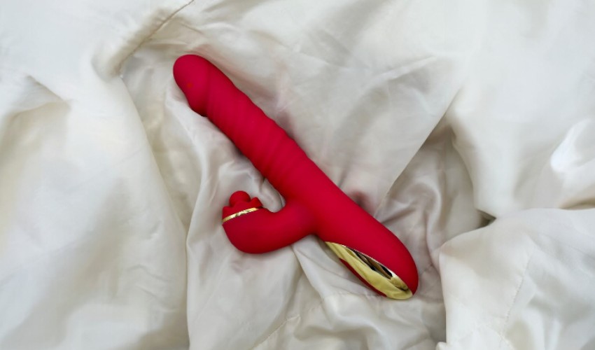 Wibrator obrotowo-posuwisty Ruby Flame ♥️